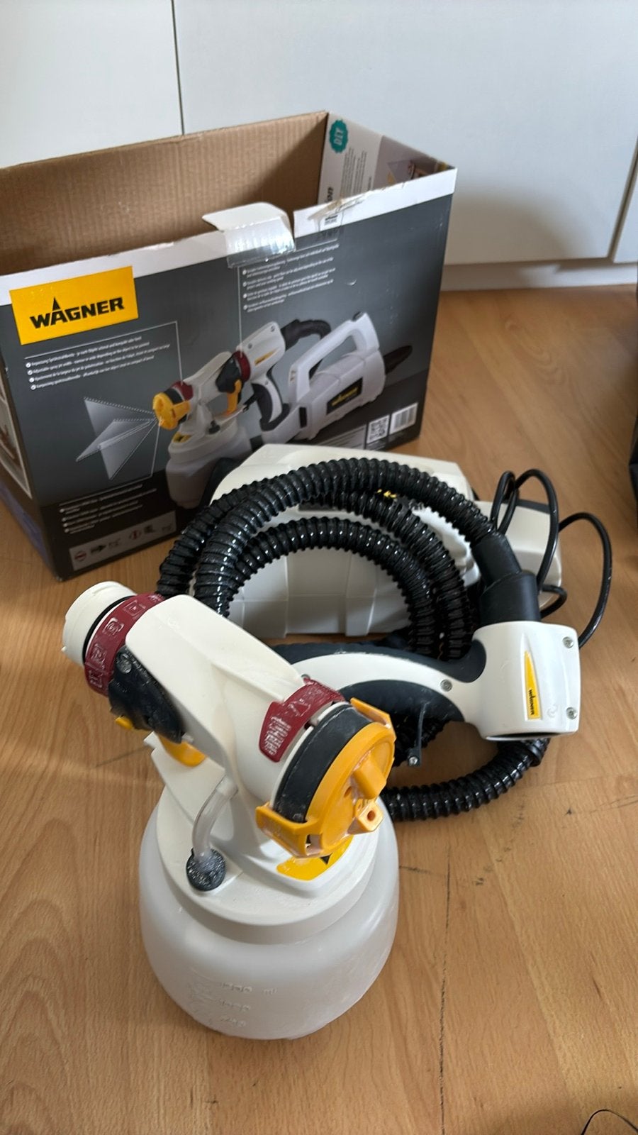 Wagner WallSprayer W 450 Verfspuit - Zo goed als nieuw, Ophalen of Verzenden, Zo goed als nieuw, Verfspuit of Verfpomp