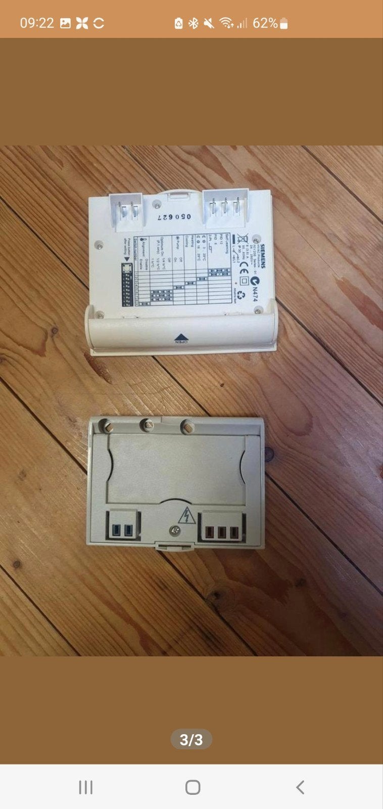 Siemens thermostaat -, Ophalen, Gebruikt