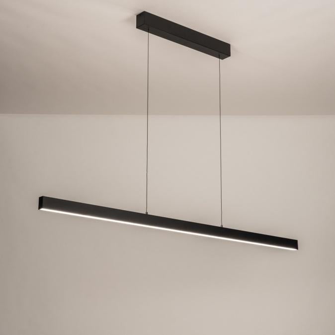 led hanglamp 150cm zwart up en down tafel kookeiland lamp, Ophalen of Verzenden, Nieuw, Minder dan 50 cm
