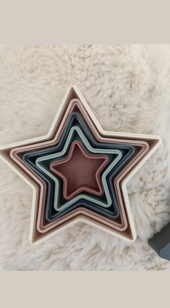 Mushie sterren stapeltoren - Pastelkleuren, Ophalen, Nieuw, Overige typen