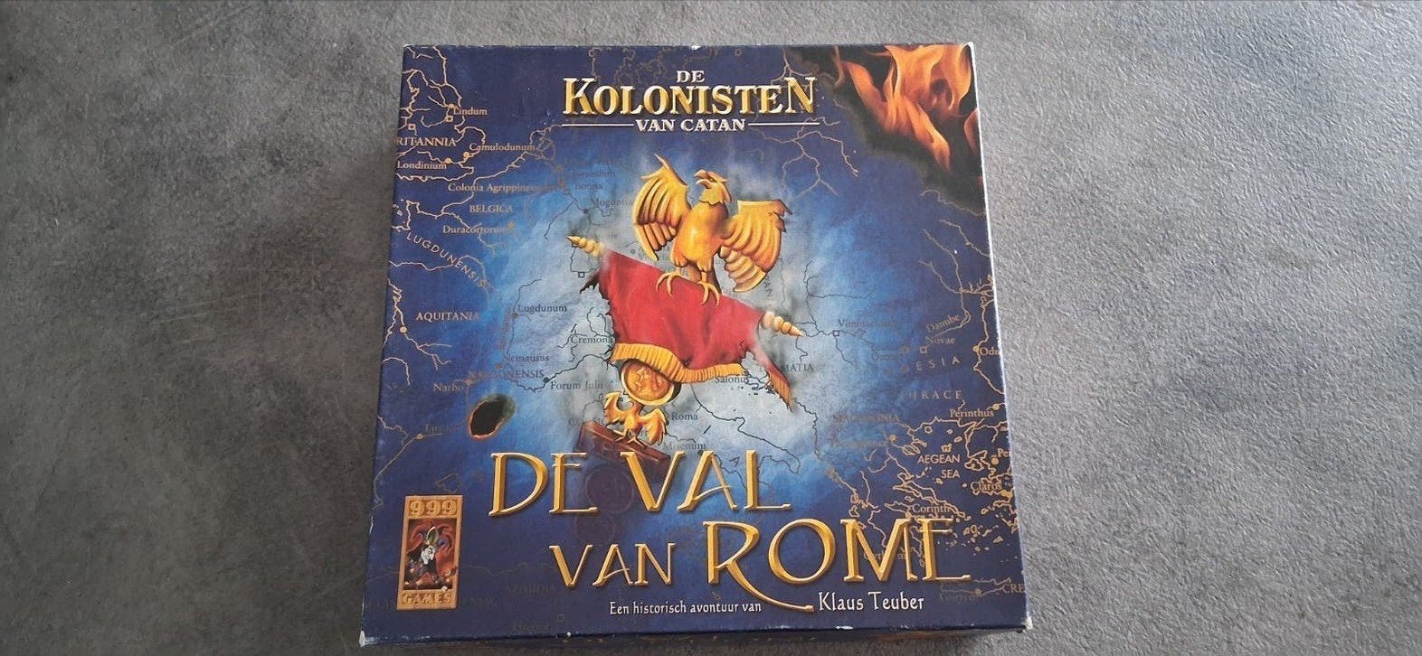 kolonisten van catan de val van rome, Hobby en Vrije tijd, Gezelschapsspellen | Bordspellen, Drie of vier spelers, Ophalen, Zo goed als nieuw
