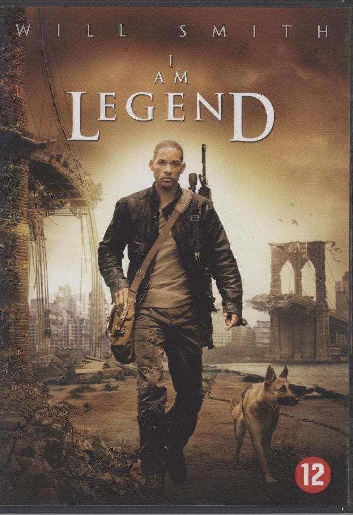 45) I Am Legend: met Will Smith en Alice Braga, Vanaf 12 jaar, Ophalen of Verzenden, Gebruikt, Science Fiction