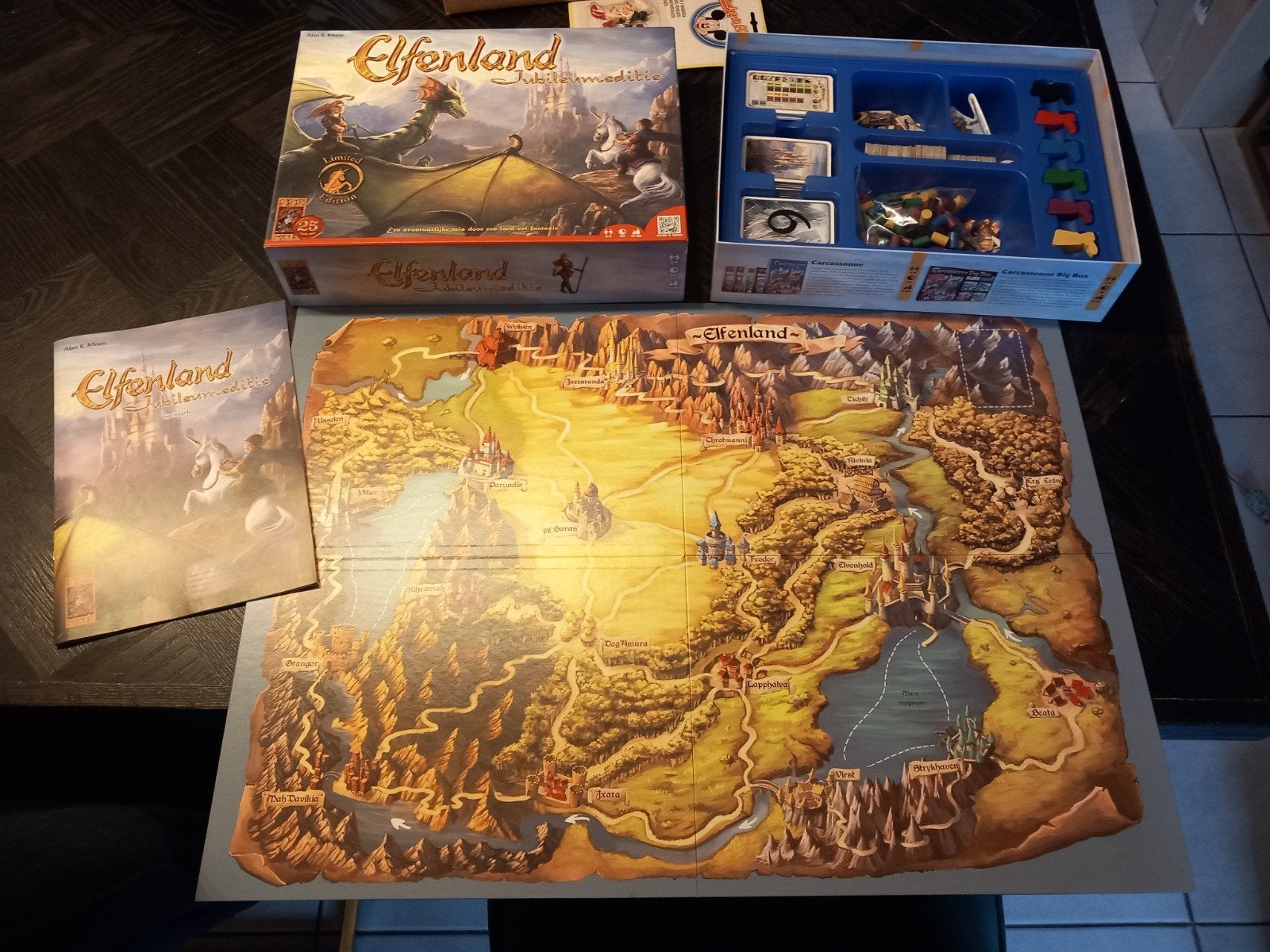 Elfenland bordspel jubileum editie limited edition!, Info@amigo-spiele.de, Ophalen of Verzenden, Zo goed als nieuw, Waldstraße 23-25, 63128 Dietzenbach, Duitsland