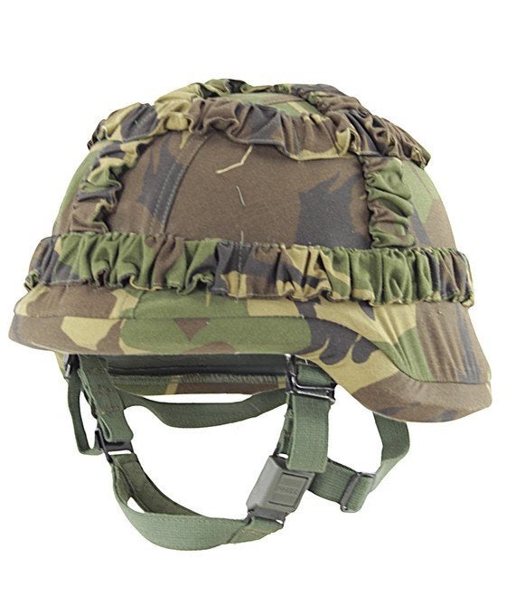 Militair Camouflage Helm met Hoes - Legerhelm, Verzamelen, Militaria | Algemeen, Ophalen of Verzenden, Landmacht, Overige gebieden