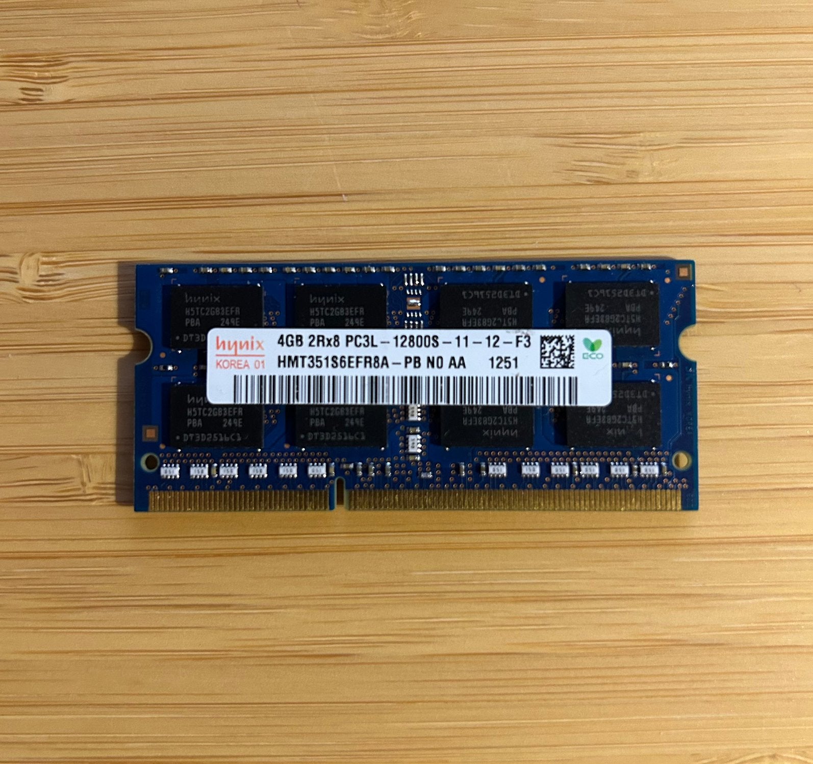 Hynix 4GB DDR3L 1600MHz SO-DIMM laptop geheugen, Ophalen of Verzenden, Zo goed als nieuw, DDR3, Laptop