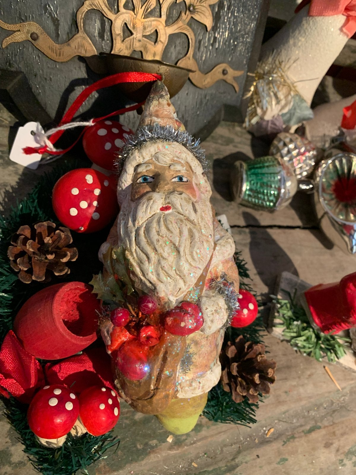 Vintage kerstman, T, Ophalen of Verzenden, Zo goed als nieuw, N