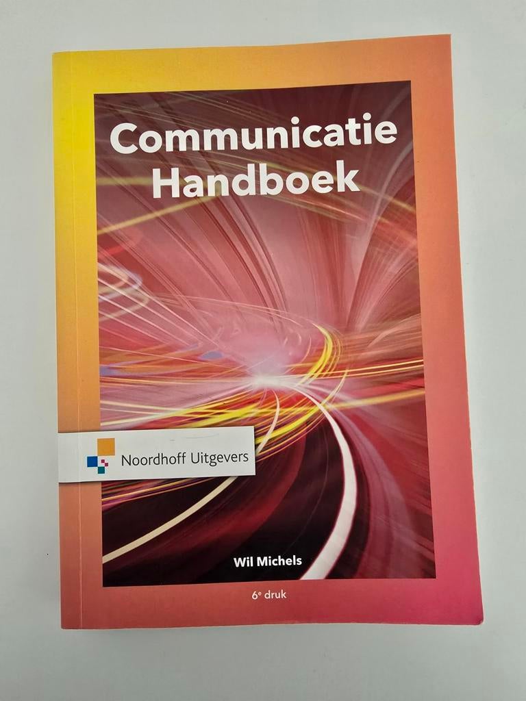 Communicatie Handboek Wil Michels 6e druk, Boeken, Wil Michels, Zo goed als nieuw, Gamma, HBO
