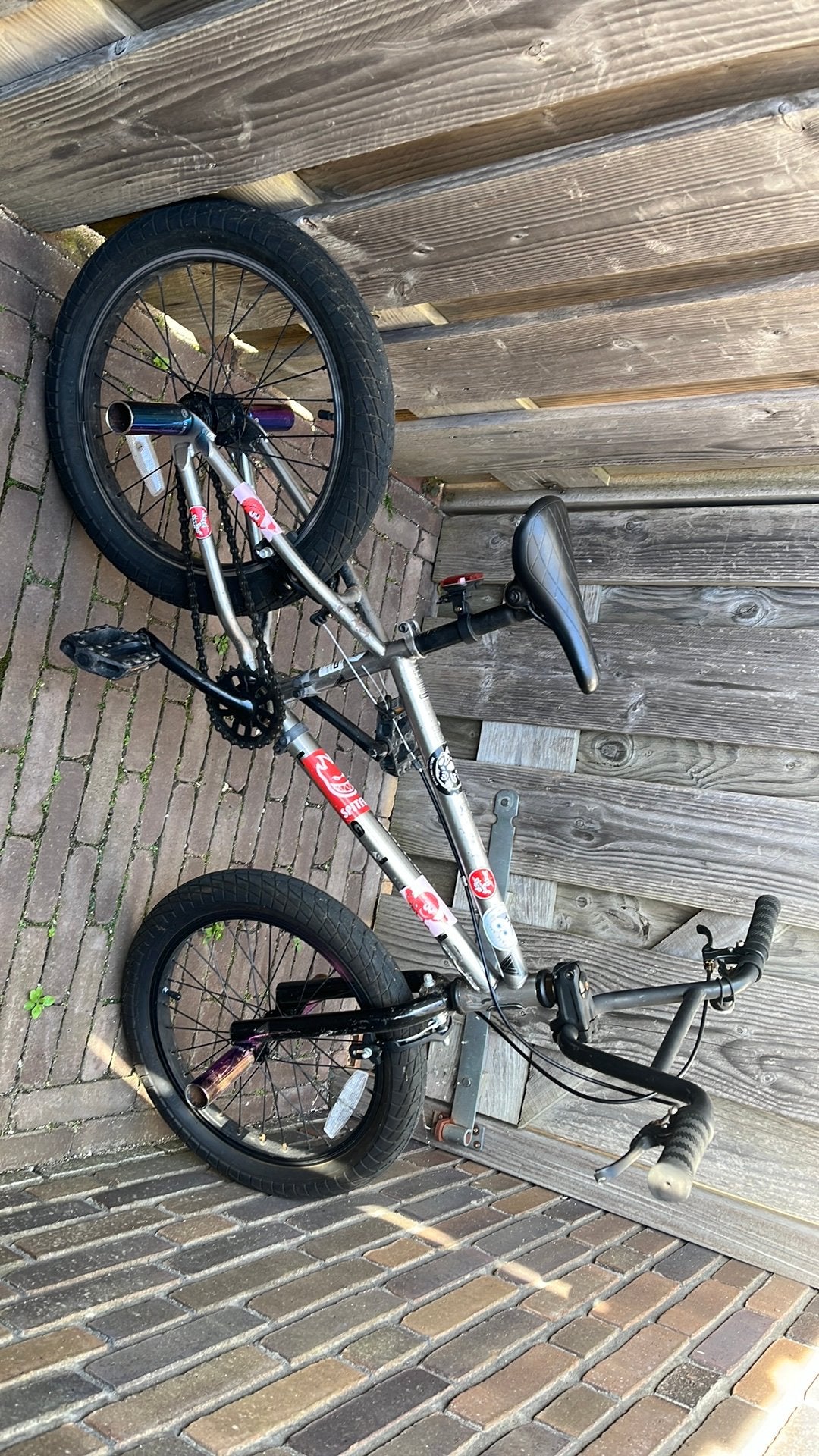 Bmx 18 inch hoogte frame 50 cm, Ophalen, Staal, Velgrem, 16 tot 20 inch