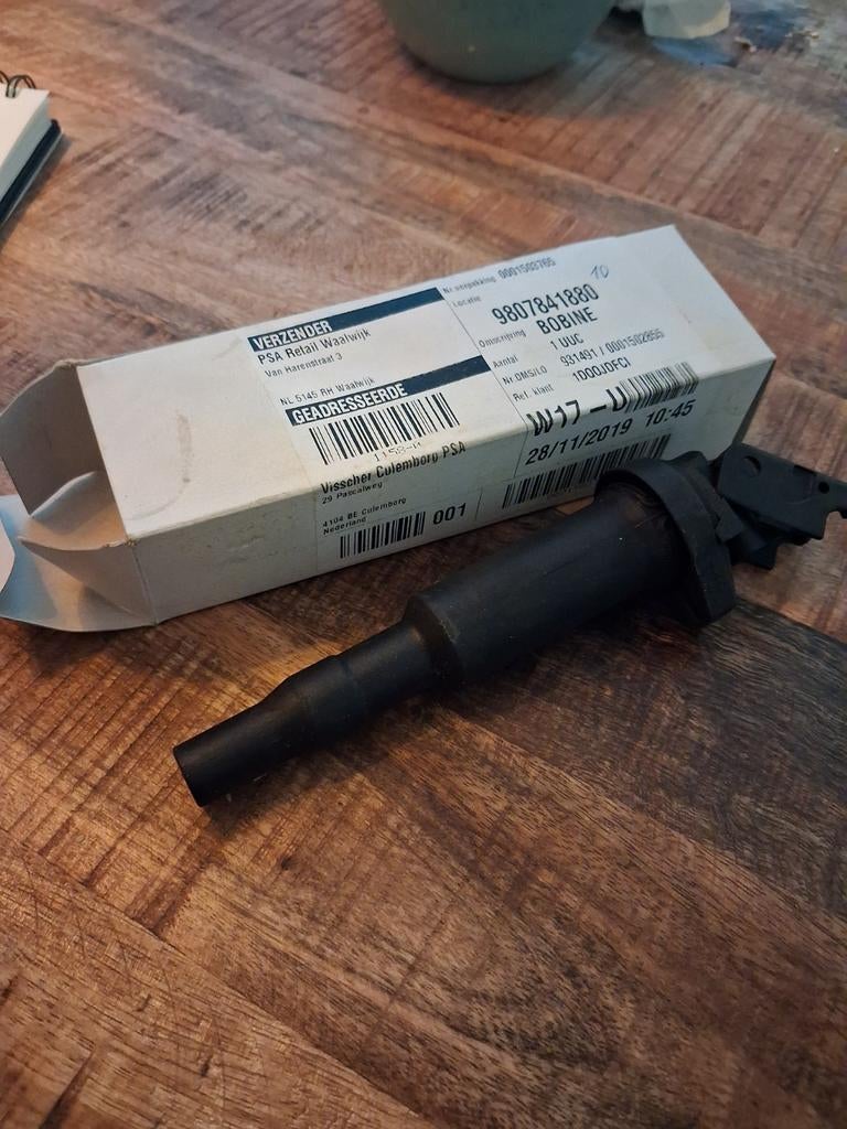Bobine Peugeot 207 SW origineel 9807841880 nieuw, Ophalen of Verzenden, Nieuw, Citroën