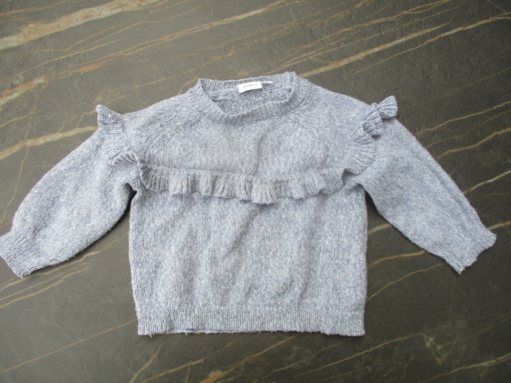 Name it trui blauw maat 80 truitje, Kinderen en Baby's, Babykleding | Maat 80, Gebruikt, Ophalen of Verzenden, Name It, Truitje of Vestje