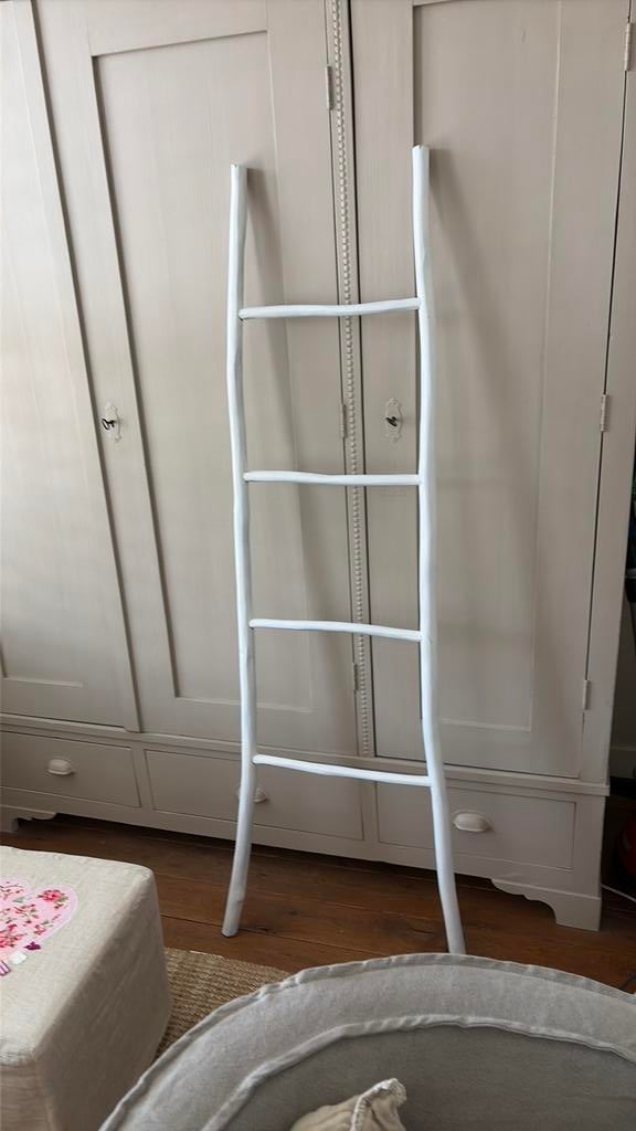Landelijk deco trapje rek, Huis en Inrichting, Ophalen of Verzenden, Zo goed als nieuw