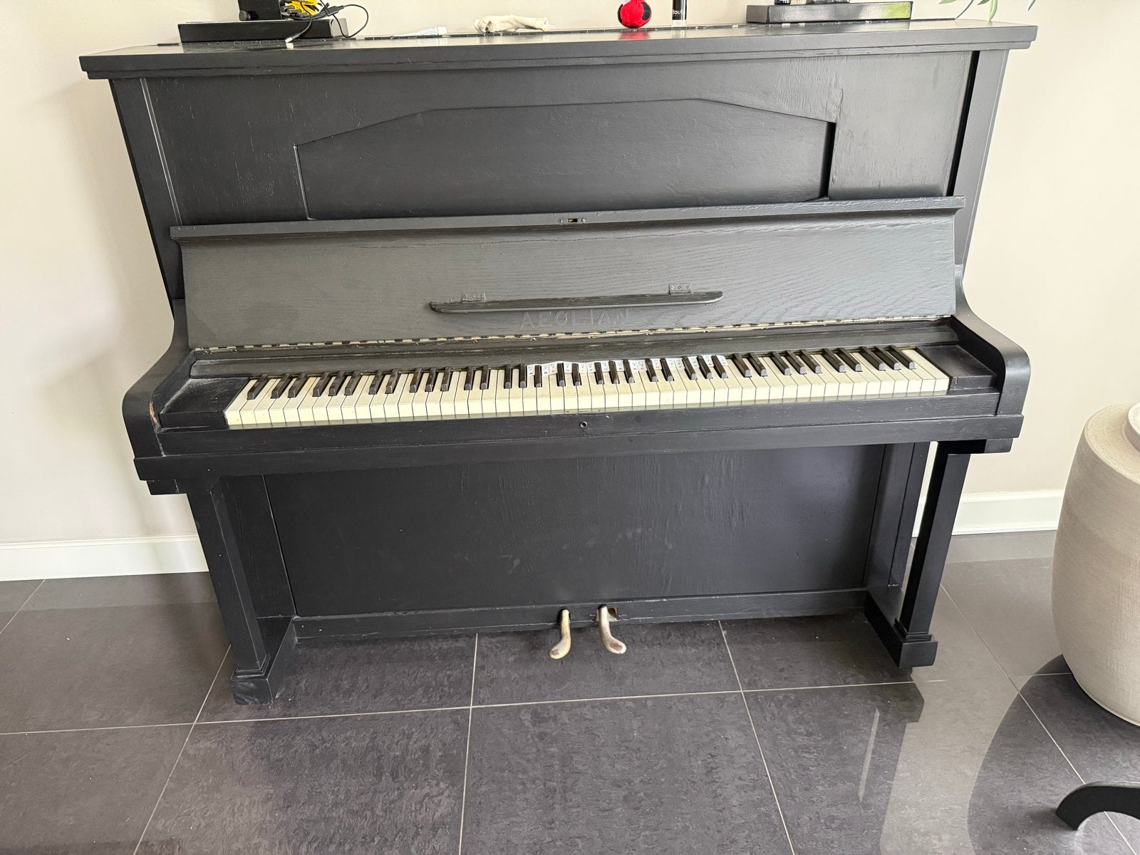 Antieke The Aeolian Company Piano - Jaren '20, Ophalen, Gebruikt, Zwart, Piano