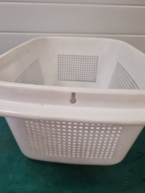 wasmand klein wit, Ophalen of Verzenden, 'T Olde Gre-j, Info@toldegrej.nl, Endepoelstraat 20f Didam