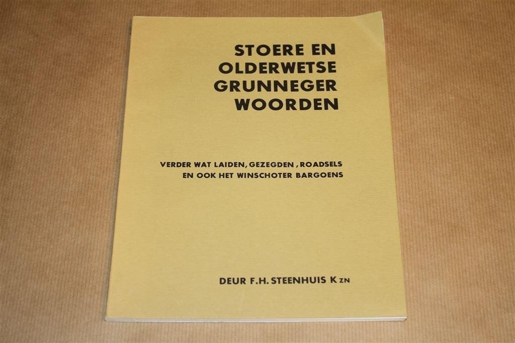 Stoere en olderwetse Grunneger woorden, Boeken, Ophalen of Verzenden, Gelezen