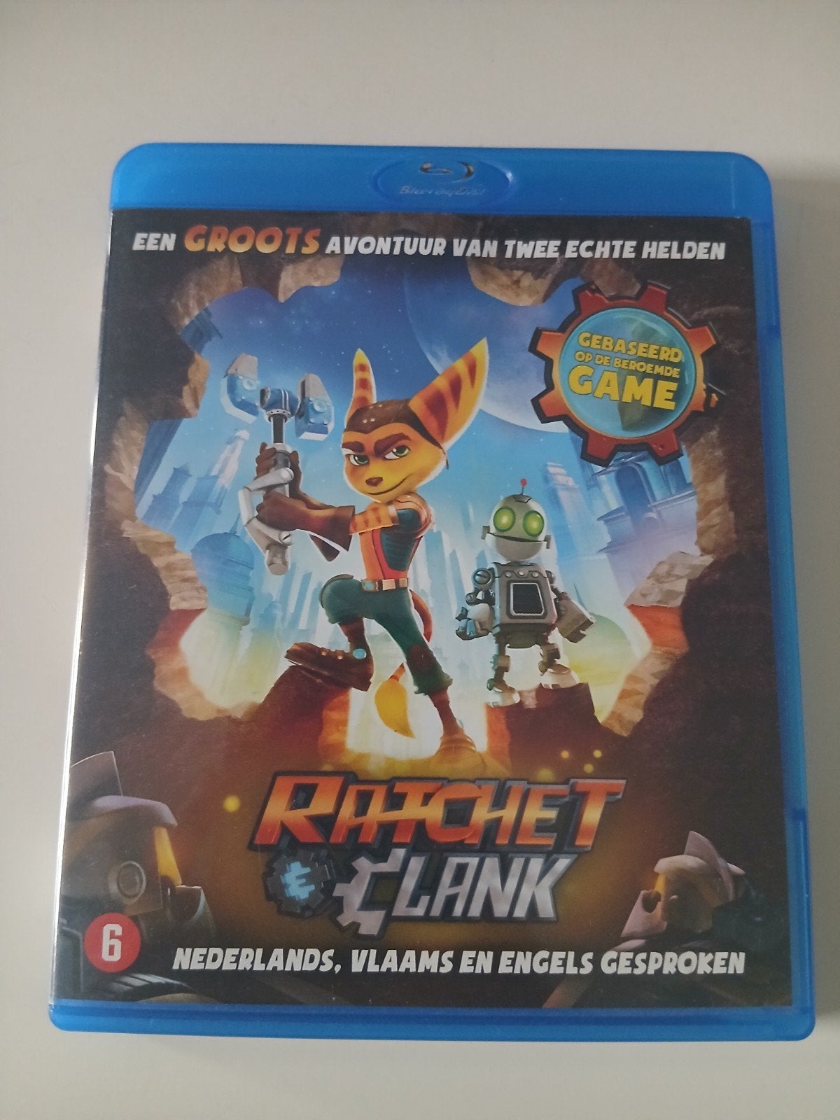 Ratchet & Clank - Bluray, Ophalen of Verzenden, Zo goed als nieuw, Tekenfilms en Animatie