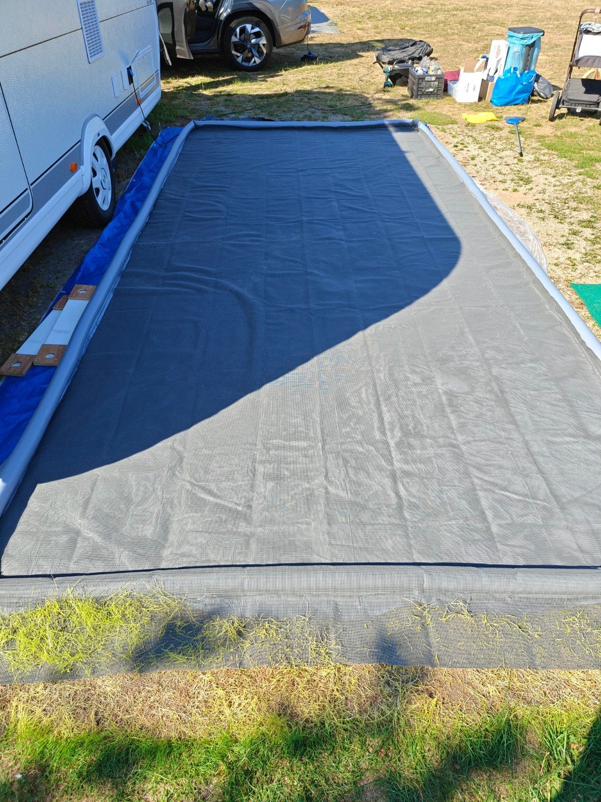 Obelink Griplon Tenttapijt Grondzeil 250x600cm, Ophalen of Verzenden, Gebruikt
