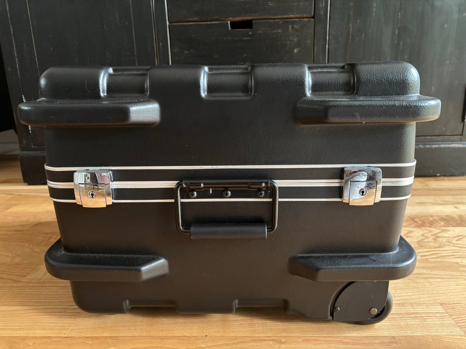 Hardcase transportkoffer met wielen | 51x51x38 buitenkant, Ophalen, Zo goed als nieuw, Overige instrumenten, Flightcase