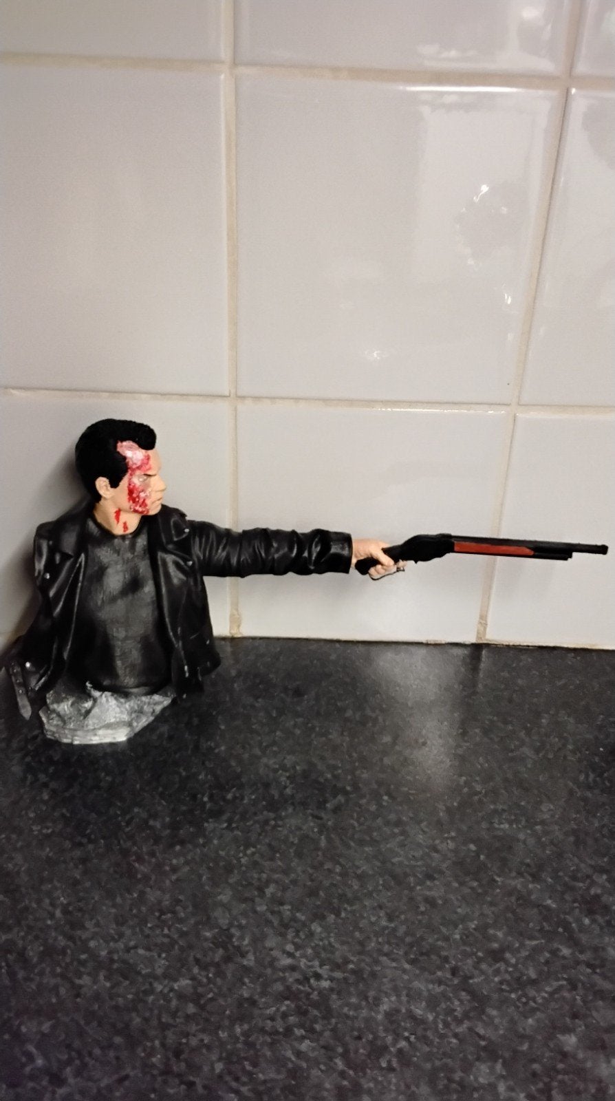 Terminator T-800 Buste met Geweer, Ophalen of Verzenden, Gebruikt