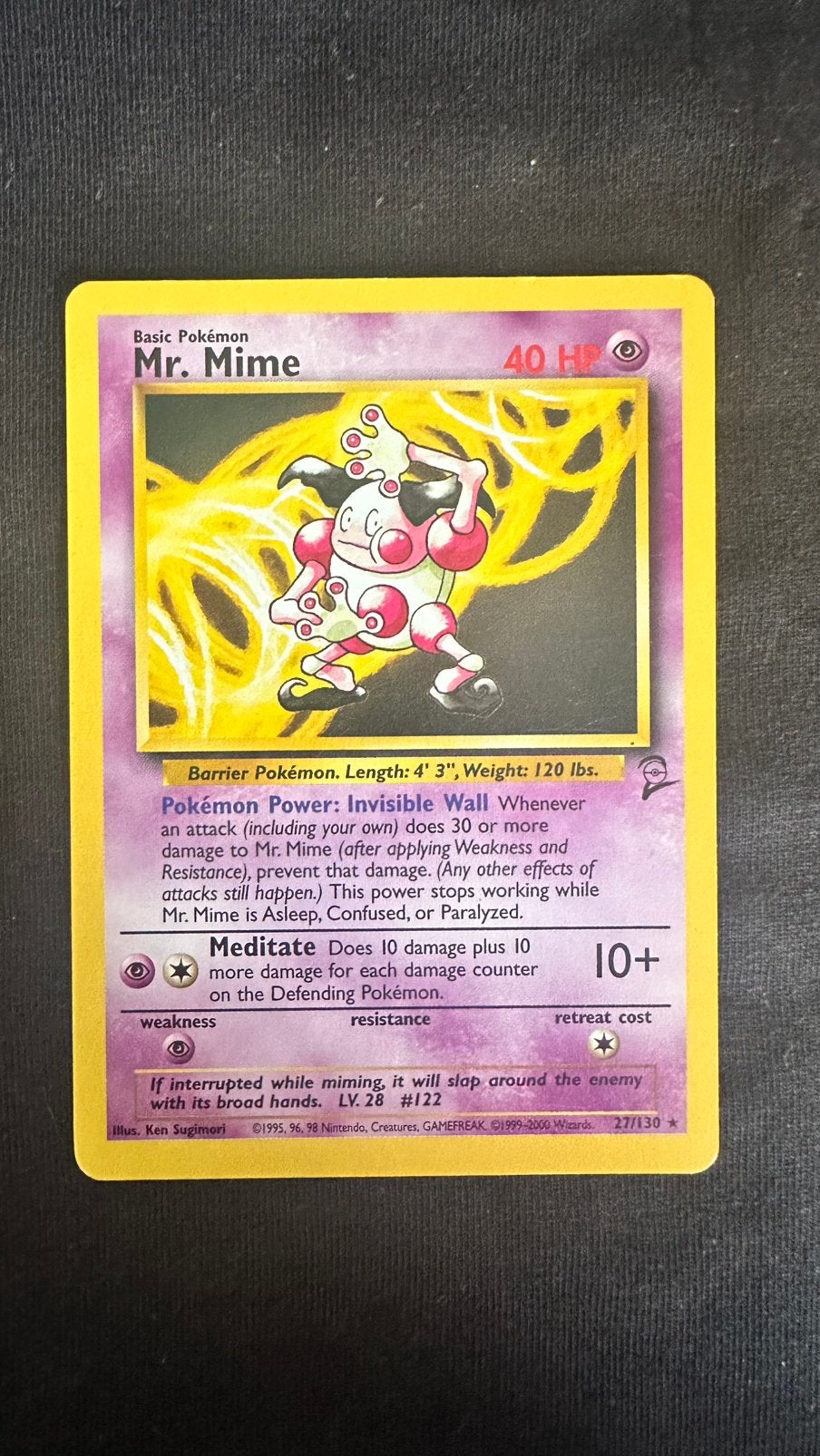 Mr. Mime 17/130, Hobby en Vrije tijd, Verzamelkaartspellen | Pokémon, Ophalen of Verzenden, Zo goed als nieuw