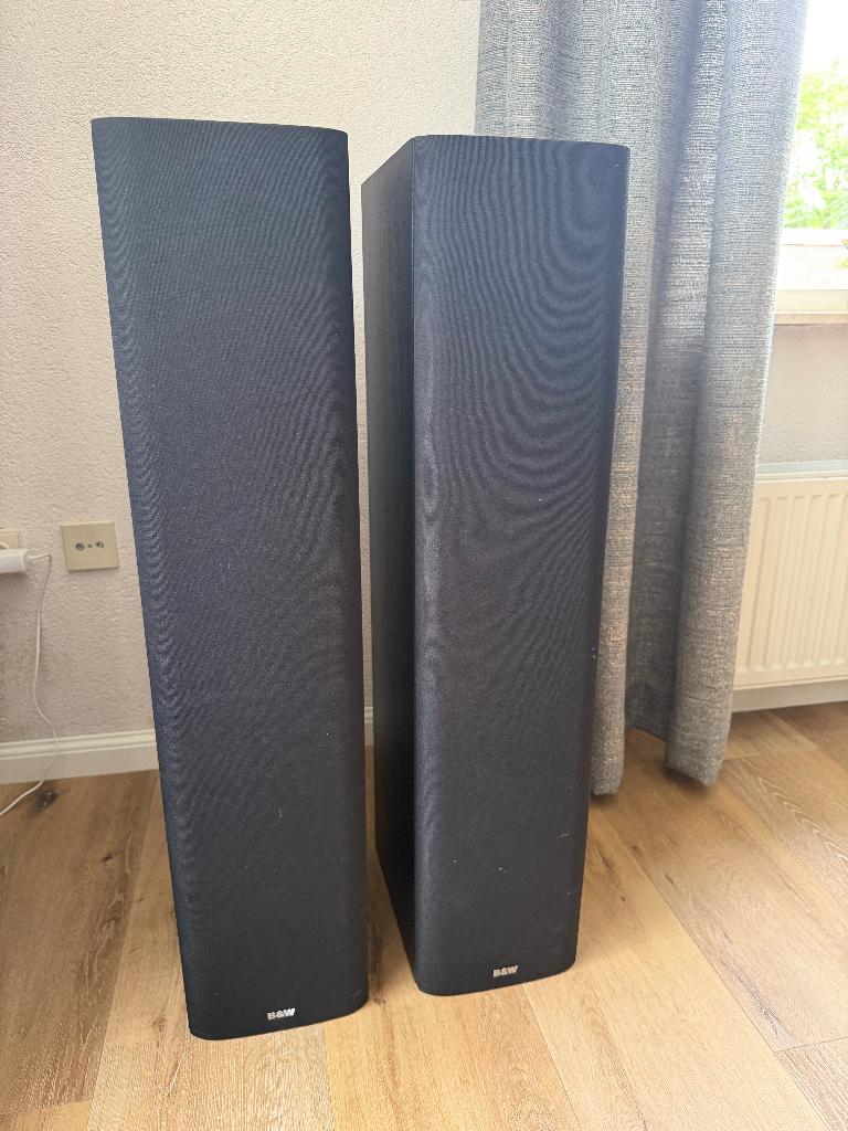 B&W luidsprekers 603 S3 en versterker Harman Kardon AVR 156, Zo goed als nieuw, 120 watt of meer, Stereo, Ophalen