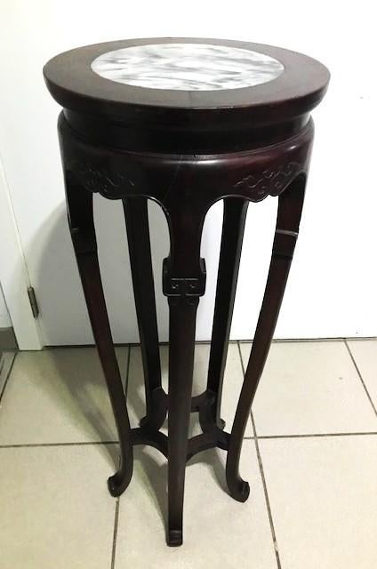 Bijzettafel Chinees plantenstandaard Qing Dynastie Antiek😍, Ophalen of Verzenden