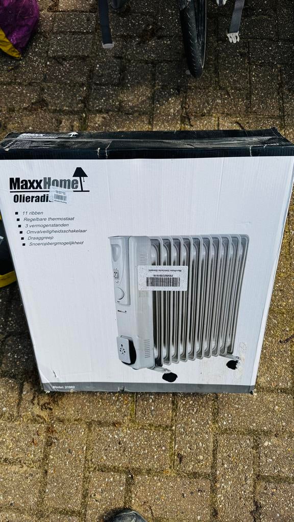 MaxxHome Olieradiator, Huis en Inrichting, Gebruikt, Overige soorten, Elektrisch, Ophalen of Verzenden