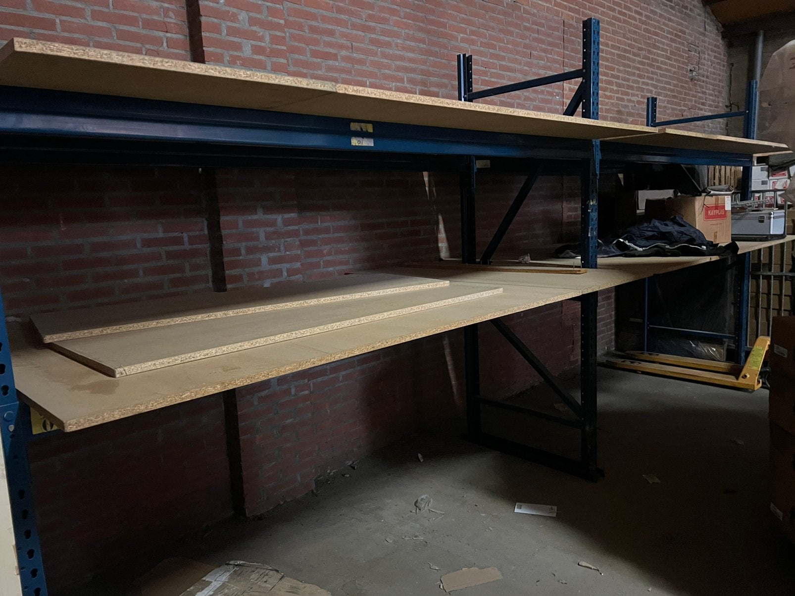 Magazijn stellage pallet stelling opslag palletstelling 2x4m, Ophalen