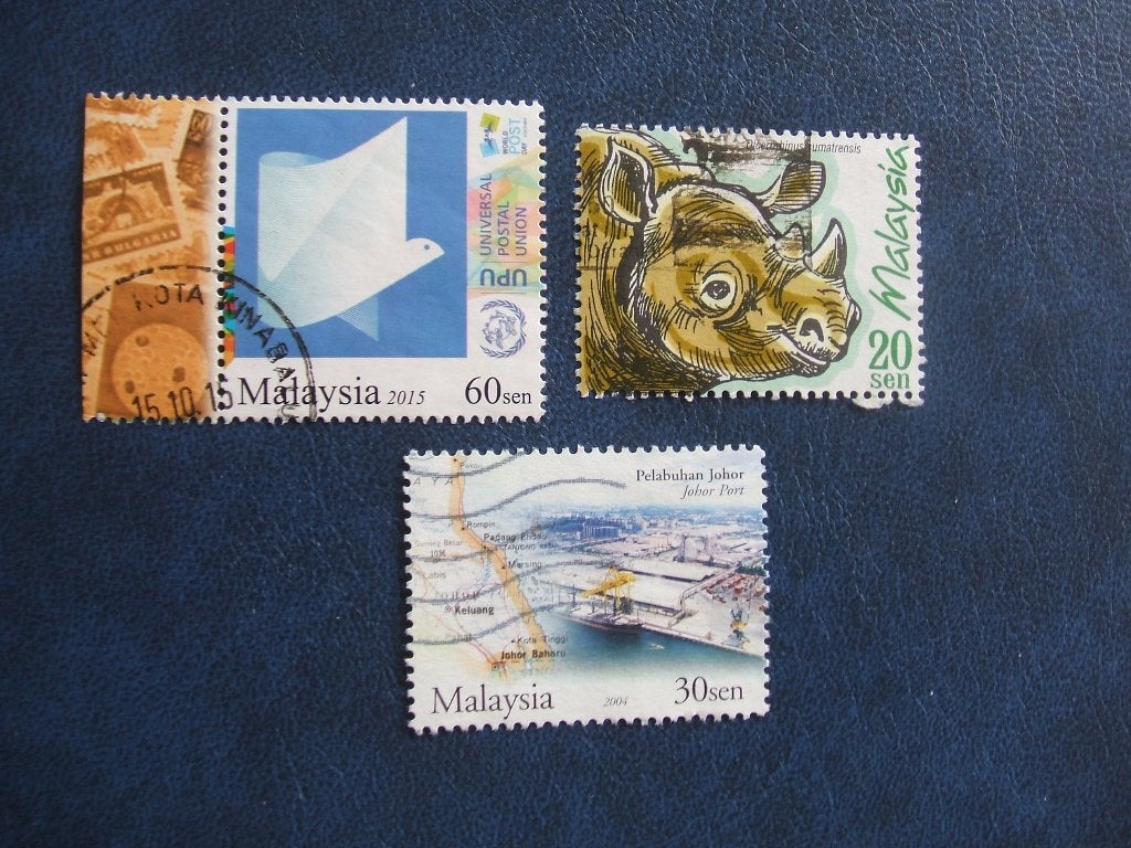 Maleisie diverse zegels, Ophalen of Verzenden, Gestempeld, Zuidoost-Azië