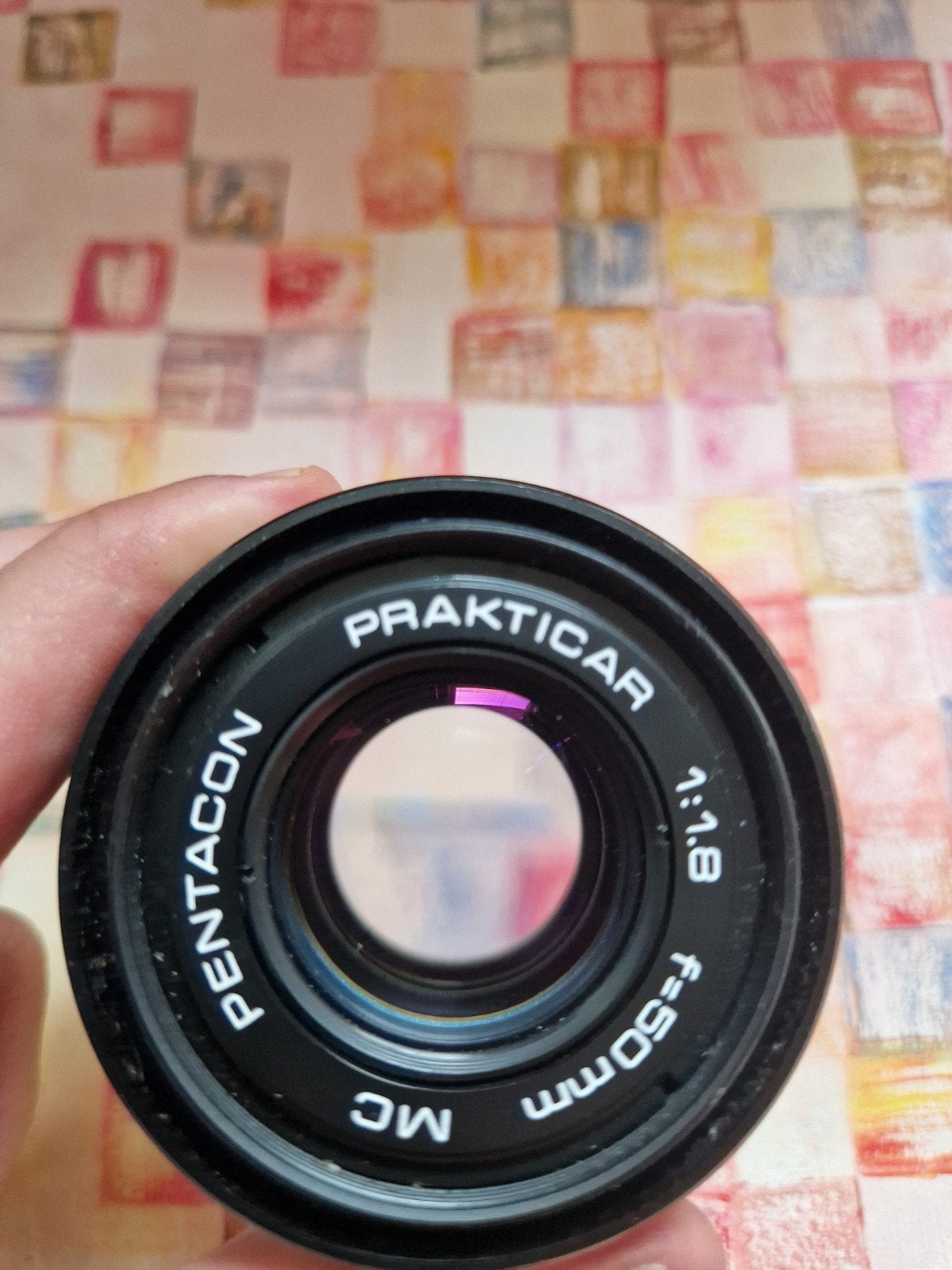 Prakticar Pentacon 50mm f1.8, Ophalen of Verzenden, Fototoestel