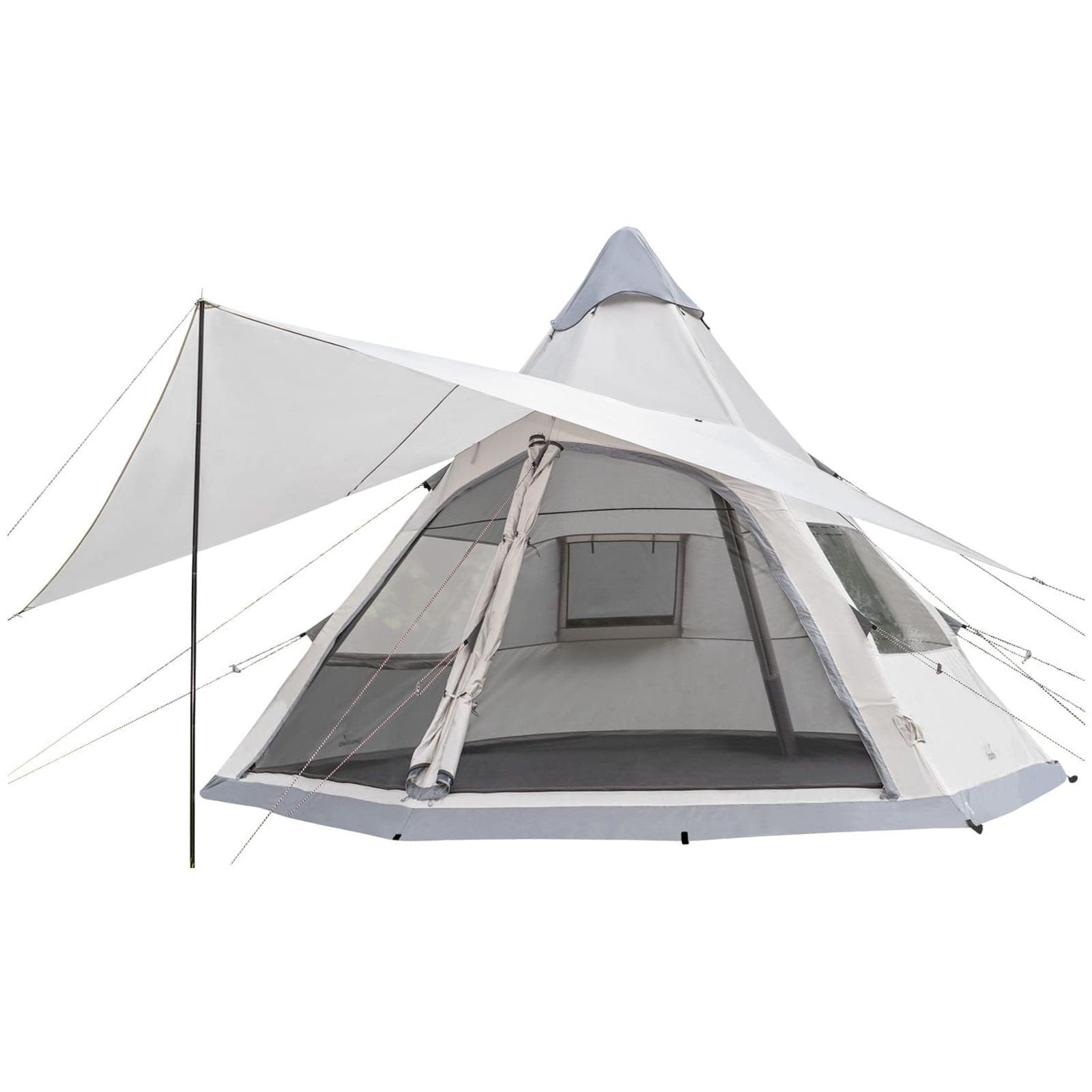 Skandika Tipi Hetta 460 Air 6 persoons, nieuw en ongebruikt, Ophalen of Verzenden, Nieuw, Tot en met 6