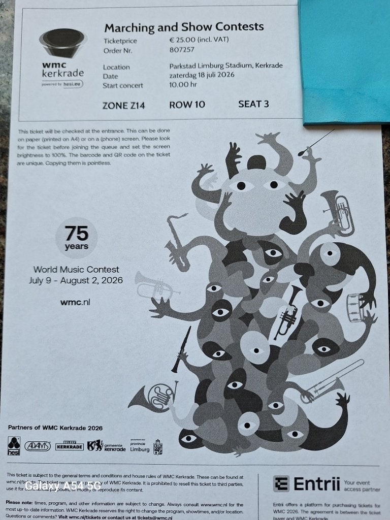 WMC tickets, Twee personen