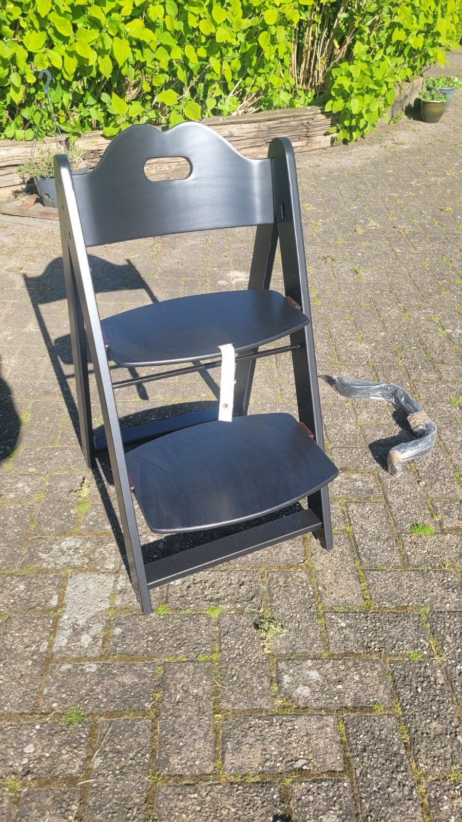Zwarte meegroeistoel met beugel, Ophalen, Meegroeistoel