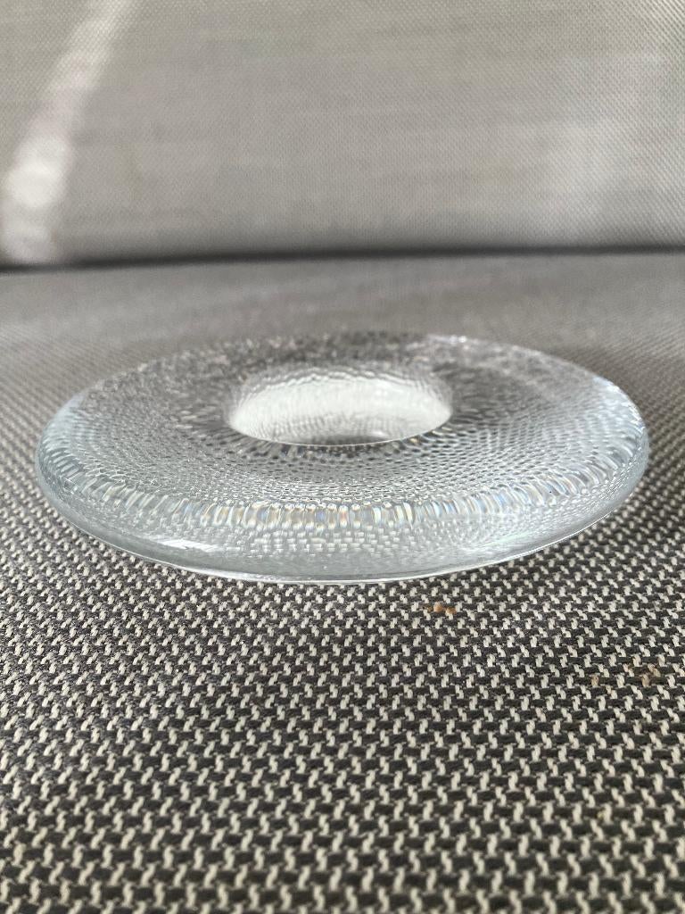 Iittala Nappi waxine kandelaar; helder kristalglas, Overige materialen, Ophalen of Verzenden, Zo goed als nieuw, Kandelaar