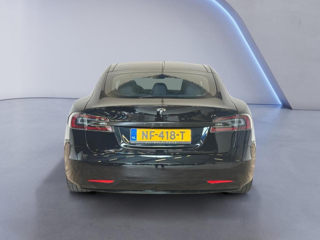 Tesla Model S 90D Base, Automaat, Gebruikt, 110 €/maand, Zwart