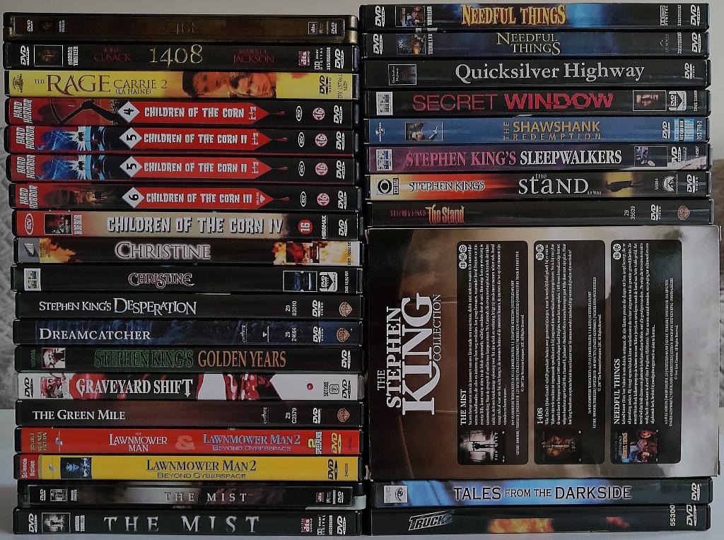 Dvd *** STEPHEN KING *** 28 stuks, Ophalen of Verzenden, Zo goed als nieuw, Vanaf 12 jaar, Boxset
