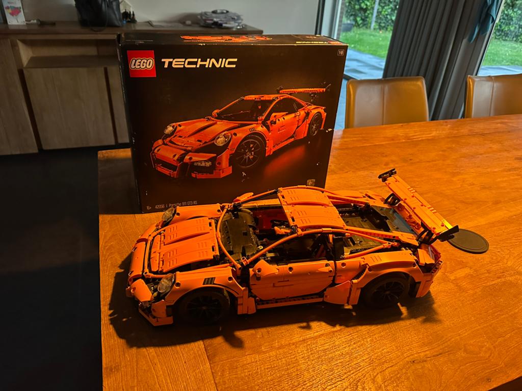 Lego technic 42056, Porsche 911 GT3 RS, Kinderen en Baby's, Speelgoed | Duplo en Lego, Ophalen, Lego, Zo goed als nieuw, Technic
