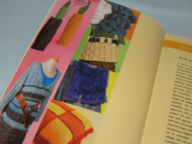 Breiboek: Snel en eenvoudig, dikke naalden hippe kleding acc, Ophalen of Verzenden, Zo goed als nieuw, Breien, Patroon of Boek