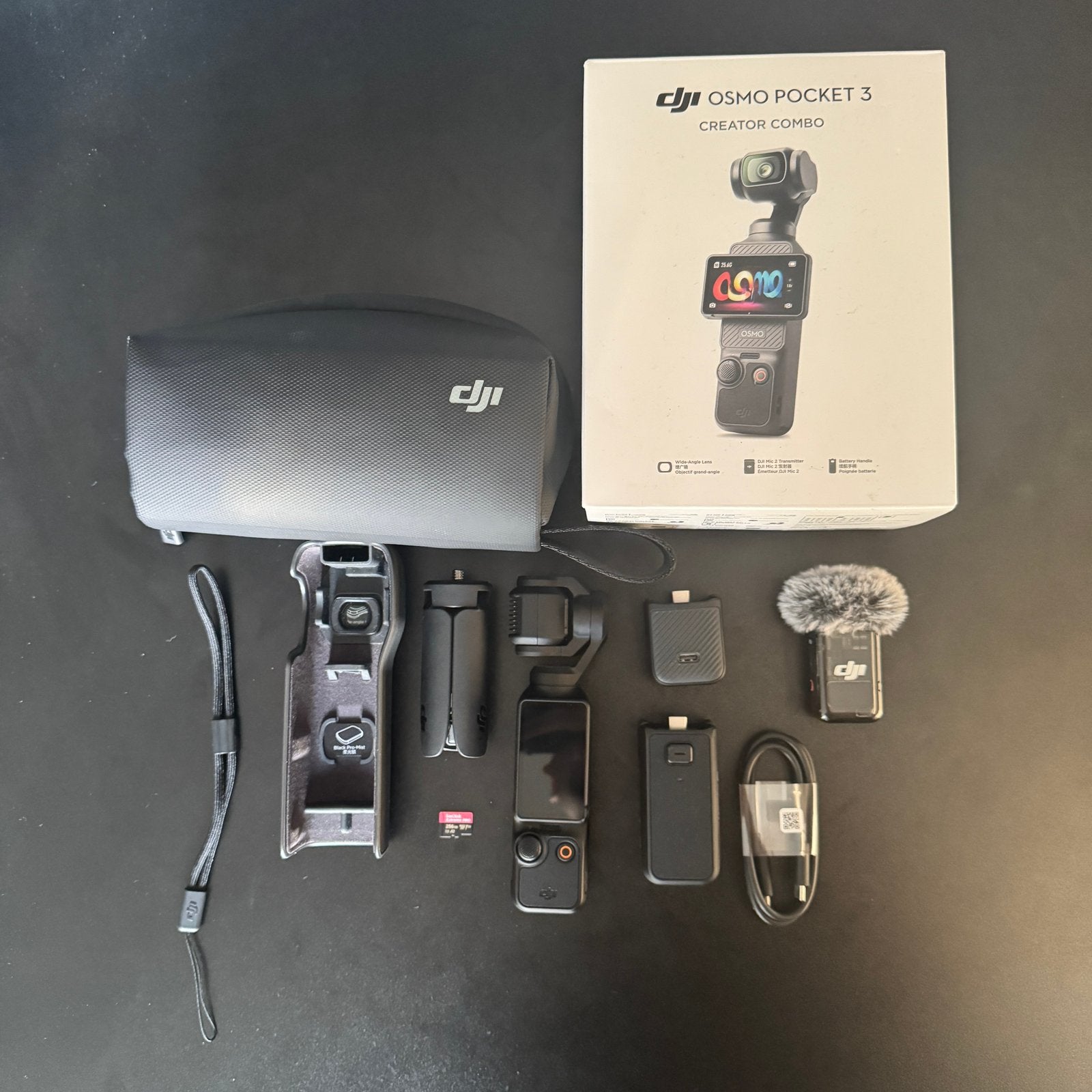 DJI Osmo Pocket 3 Creator Combo + 256gb Sandisk geheugen, Overige merken, Overige soorten, Zo goed als nieuw, Ophalen of Verzenden
