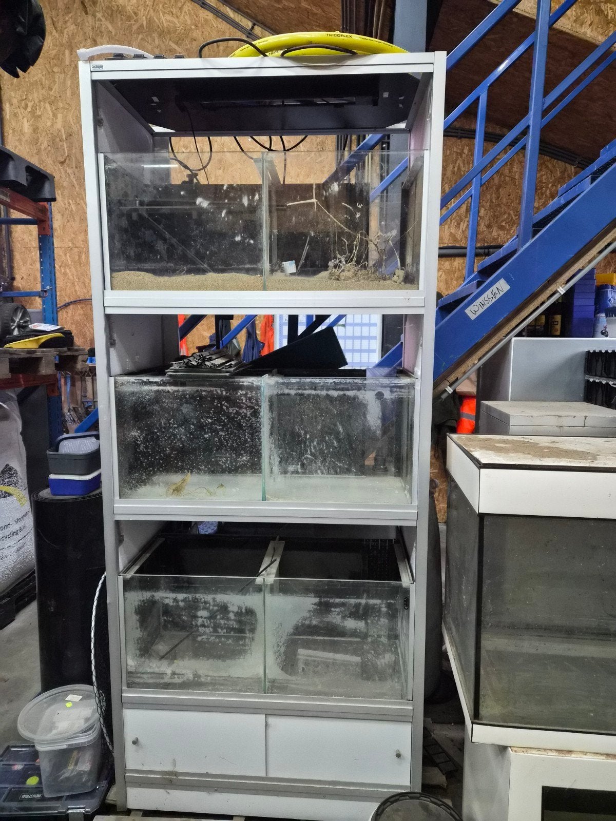 Aquarium stelling, Dieren en Toebehoren, Vissen | Aquaria en Toebehoren, Ophalen, Leeg aquarium