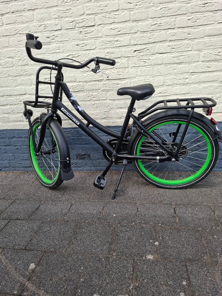 Meisjes-kinderfiets, Ophalen, Terugtraprem, 20 inch, Handrem