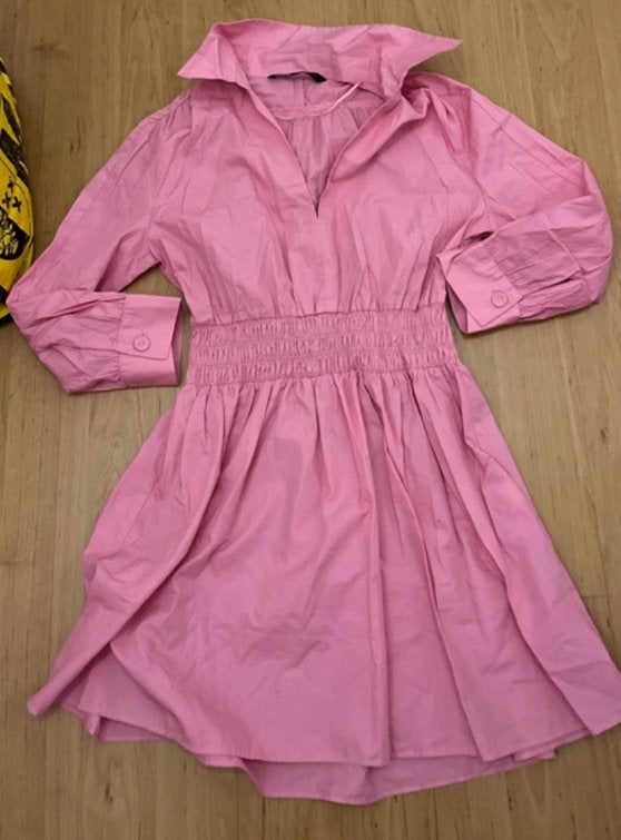 Zara jurk nieuw maat S, Ophalen of Verzenden, Nieuw, Maat 36 (S), Roze