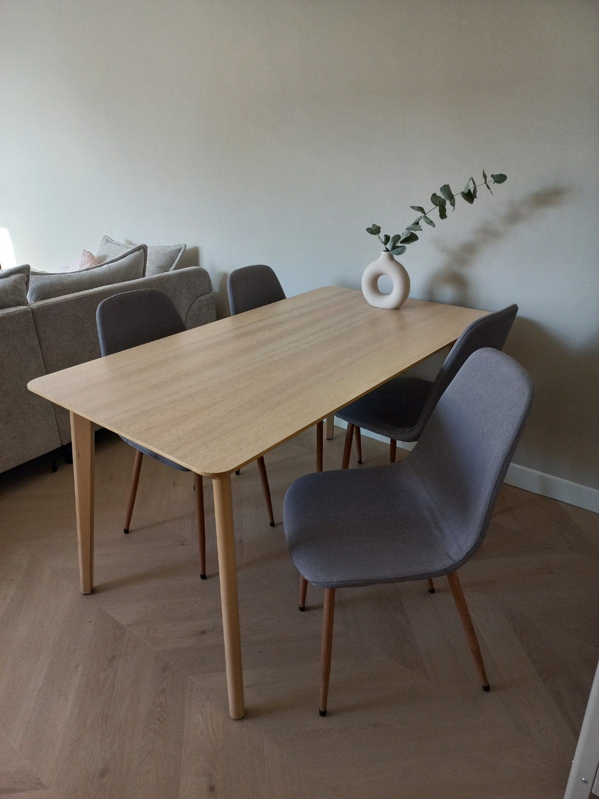 Lisabo tafel + stoelen, Ophalen, Gebruikt, 100 tot 150 cm, 50 tot 100 cm