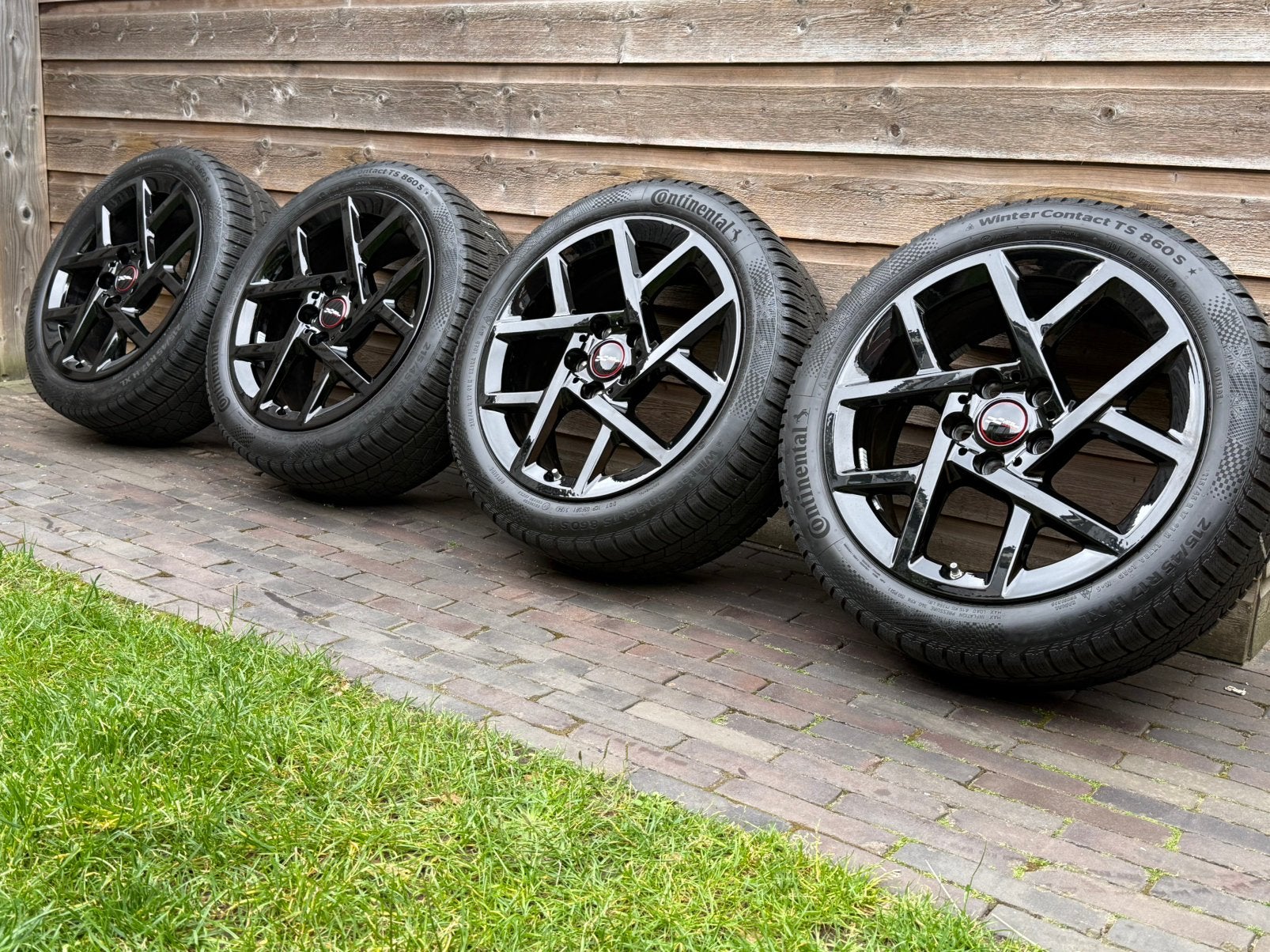 Orig DEMO Mini JCW Styling 957 17 inch velgen + winterbanden, Auto-onderdelen, Banden en Velgen, 17 inch, Personenwagen, Gebruikt