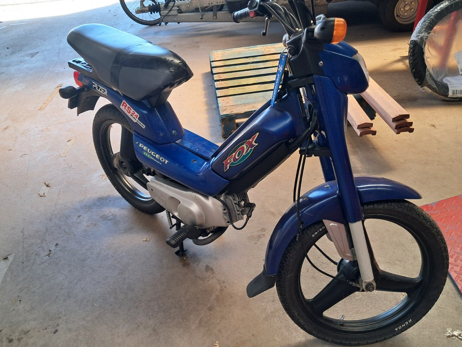 Peugot Fox (lees beschrijving!!), Fietsen en Brommers, Brommers | Peugeot, Ophalen, Gebruikt, Maximaal 45 km/u, 49 cc