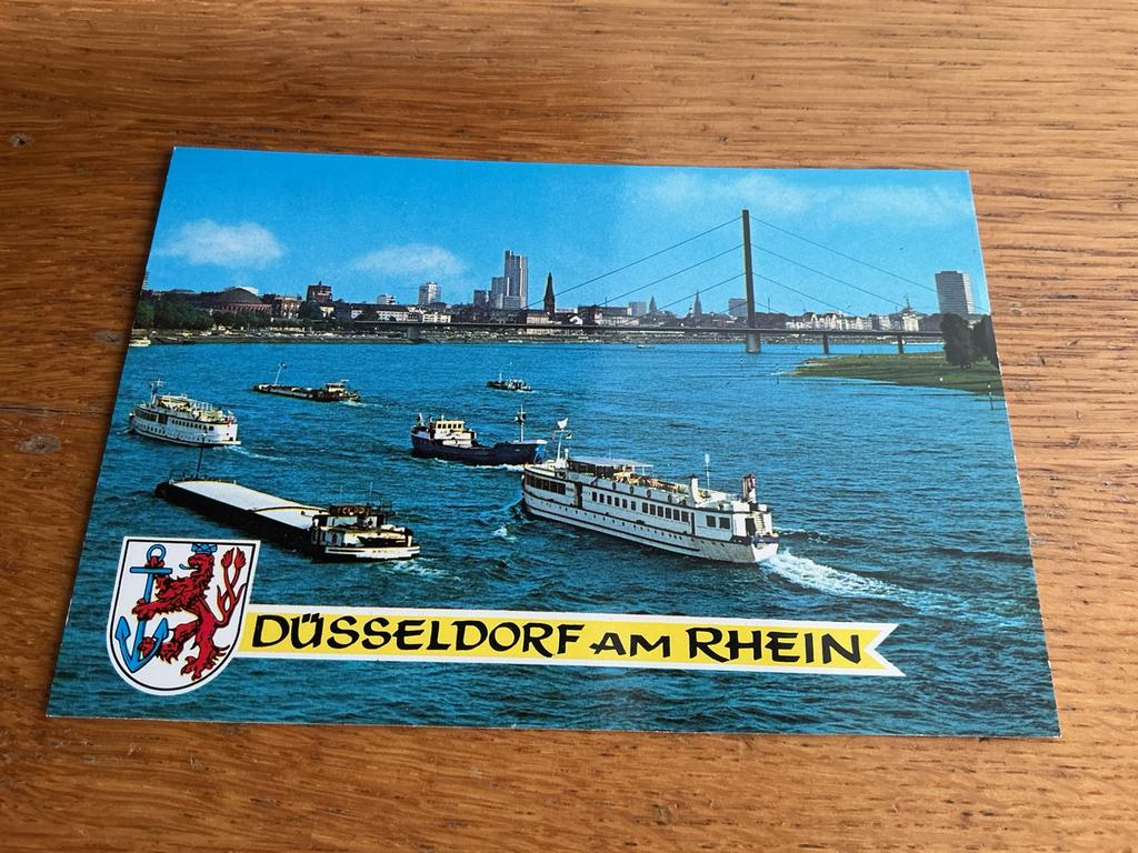S574 Duitsland Düsseldorf am Rhein kustvaart binnenvaart, Ophalen of Verzenden, Duitsland