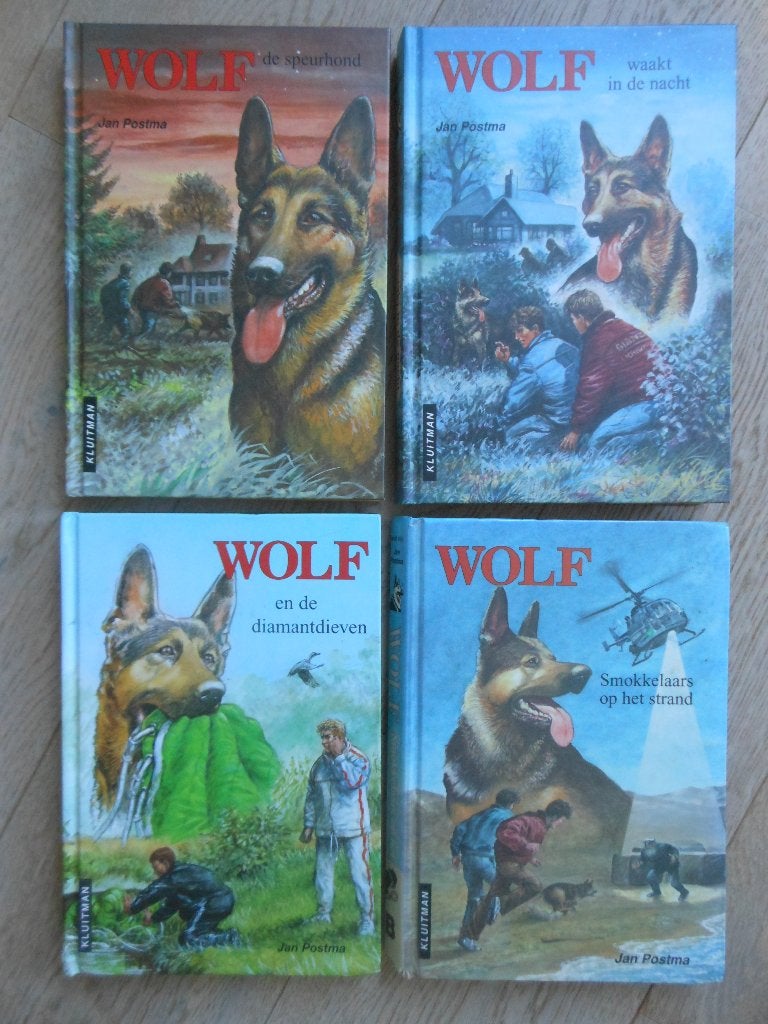 Te koop: 3x Wolf de speurhond en de diamantdieven Jan Postma, Ophalen of Verzenden, Zo goed als nieuw, Jan Postma, Non-fictie