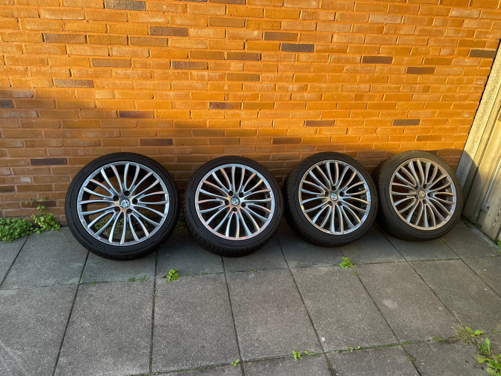 Alfa Romeo Giulietta 18” winterwielen, Ophalen, 18 inch, Gebruikt, Banden en Velgen