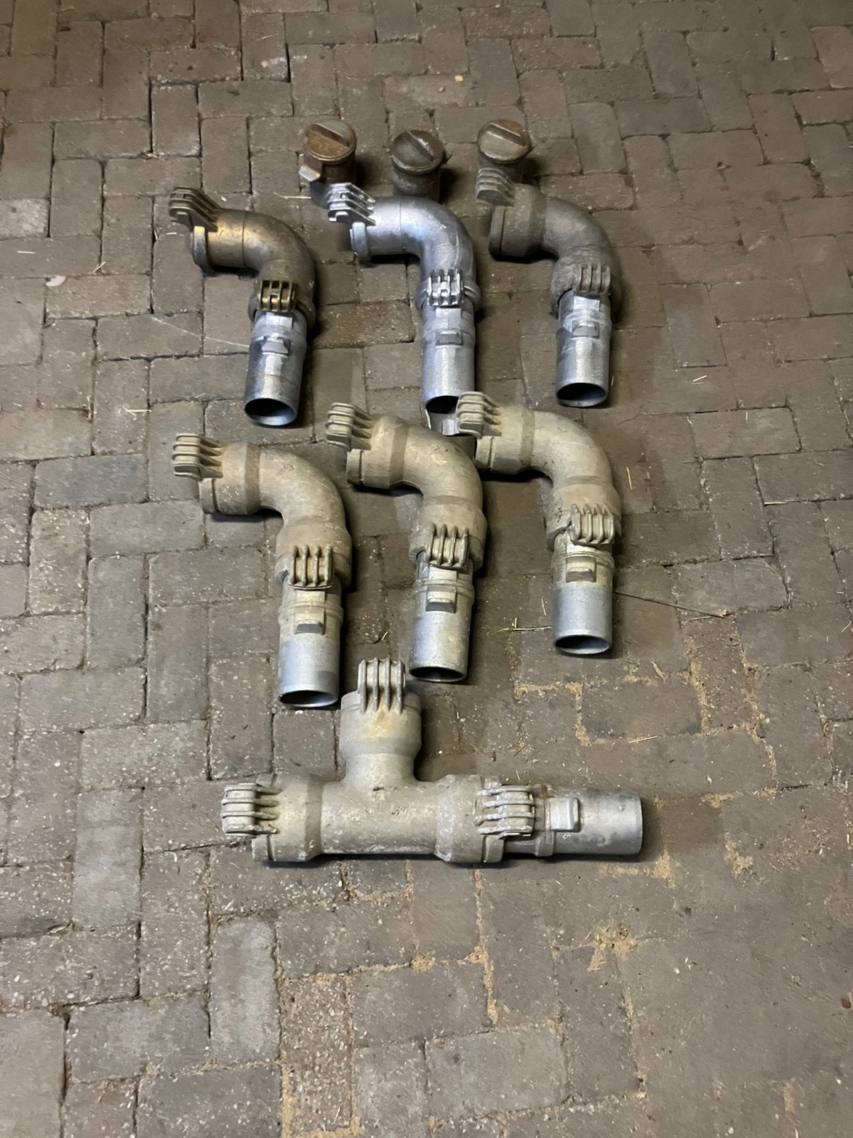 Koppelstukken humet 4 beregeningsbuizen beregeningshaspel, Tuin en Terras, Ophalen, Tuinslang, Zo goed als nieuw, Humet
