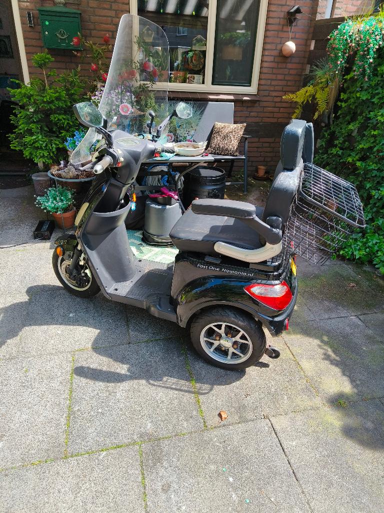 driewiel scootmobiel, Ophalen, Gebruikt
