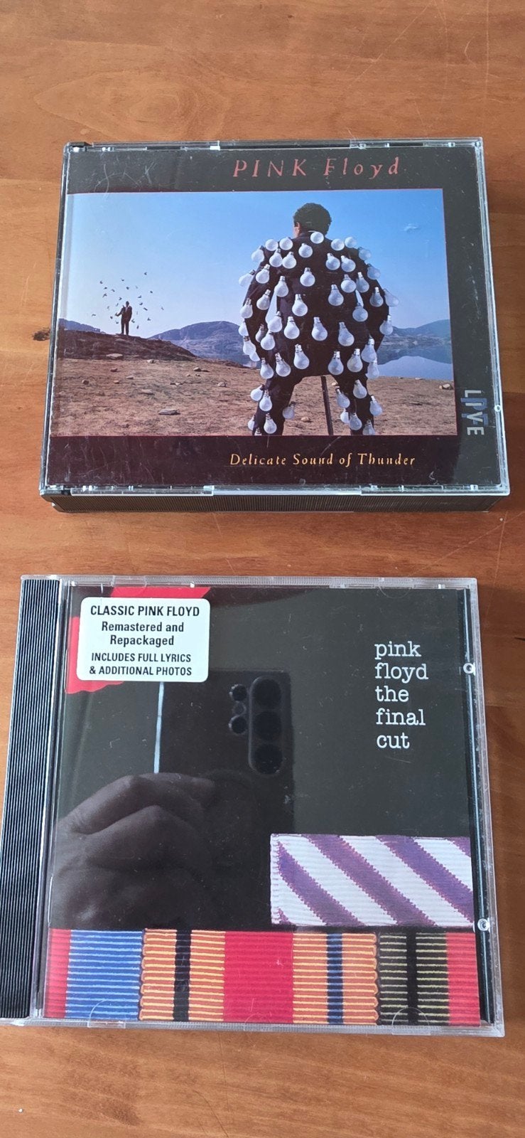 Pink Floyd CD's: Delicate Sound of Thunder & The Final Cut, Gebruikt, Boxset, Ophalen of Verzenden, Psychedelic Rock